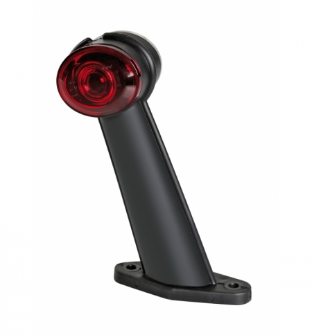 Luce ingombro diritta dx 24v corpo in pvc