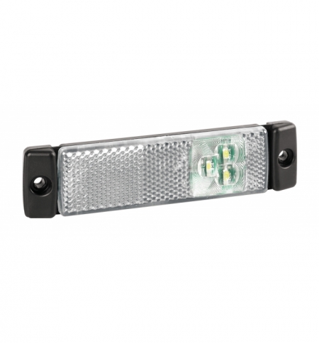 Luce bianca a 3led 24v con catarifrangente