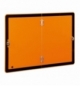 Pannello a.d.r. Pieghevole arancio 400x300x1mm alluminio