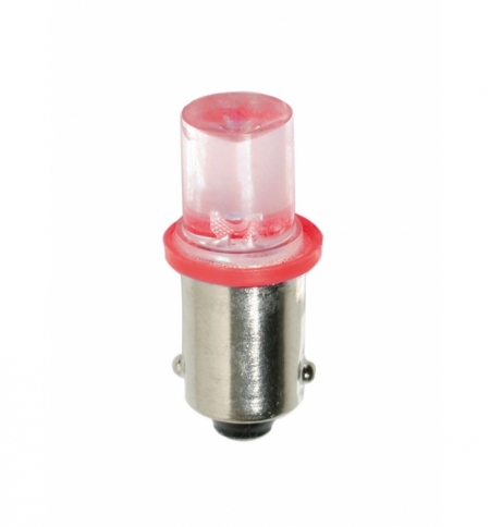 Cp.lampade 24v 1 led rosso ba9s