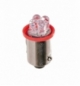 Cp.lampade 24v 4 led rosso ba9s