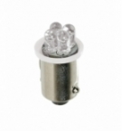 Cp.lampade 24v 4 led bianco ba9s