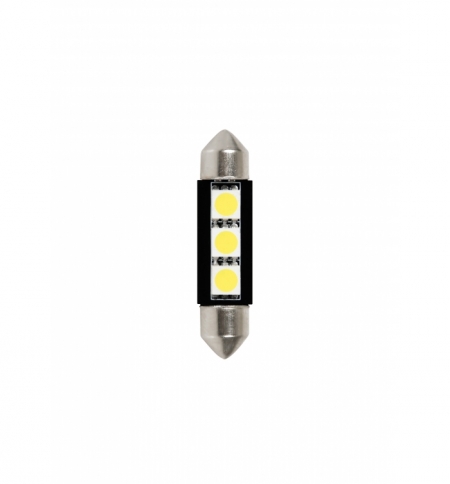Cp.lampade siluro 39mm 28v 3 smd Cp.lampade siluro 39mm 28v 3 smd
