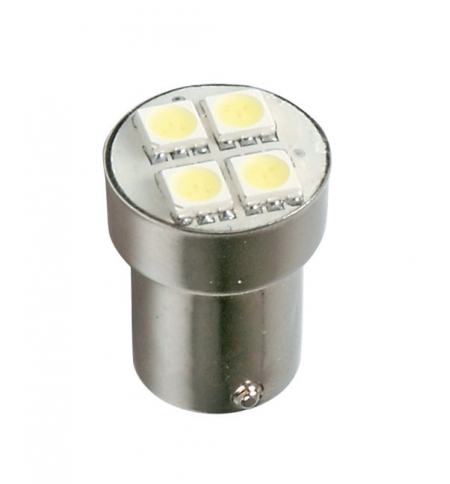 Lampada 24v 4smd ambra ba15s