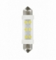 Cp.lampade 24v 6 led bianco siluro 11x41 sv8,5-8