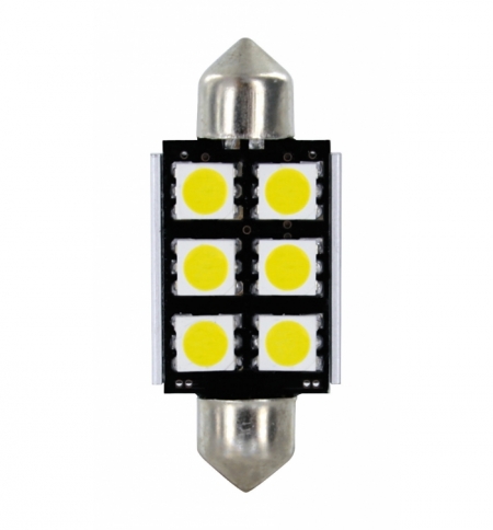 Cp.lampade siluro 39mm 28v 6 smd Cp.lampade siluro 39mm 28v 6 smd