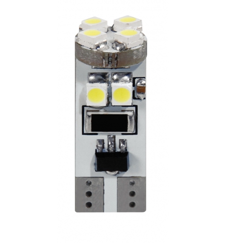 Hyper-micro led 24v.t10 8smd (3chips), bianco - cp. Hyper-micro led 24v.t10 8smd (3chips), bianco - cp.