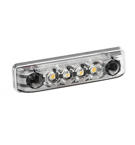 Luce ingombro"f7"4led 24v bianca