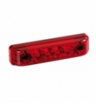 Luce ingombro"r10"4led 24v rossa