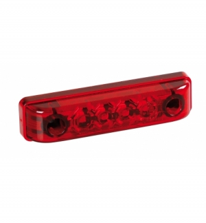 Luce ingombro"r10"4led 24v rossa