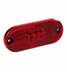 Luce ingombro"pr9"5led 24v rossa