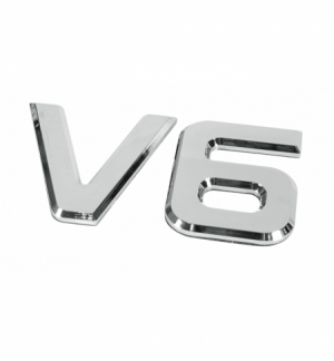 Emblema cromato "v-6" truck