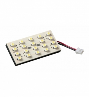 Pannello 25x50mm 20smd 24v blu