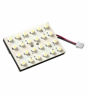 Pannello 35x50mm 24smd 24v blu