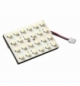 Pannello 35x50mm 24smd 24v blu