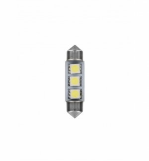 20 lampade siluro 39mm 28v 3 smd