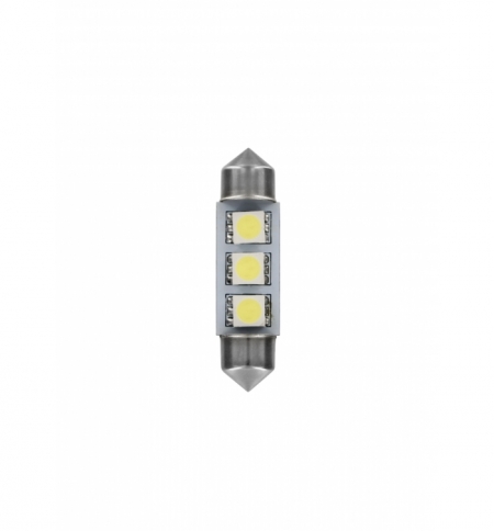 20 lampade siluro 39mm 28v 3 smd