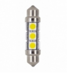 20pz lampade siluro 41mm 28v 12smd
