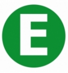 Lettera adesiva e 220mm