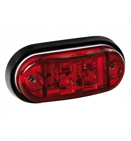 Luce ingombro pr3 2led 24v rossa