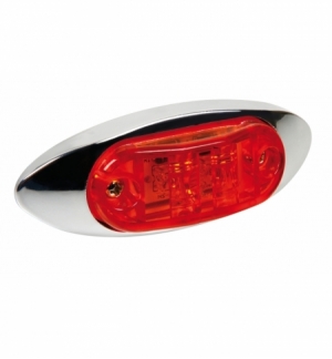 Luce ingombro pr2 2led 24v rossa