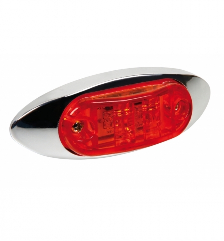 Luce ingombro pr2 2led 24v rossa