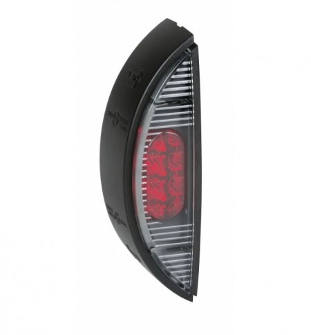 Luce ingombro luxia 6led 24v bianca/rossa