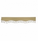 Visiera parasole sindy beige in microfibra per camion