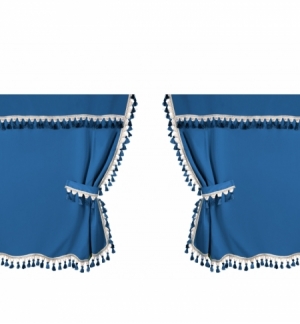 Tende centrali oscuranti blu per cabine standard
