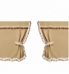 Tende centrali oscuranti beige per cabine standard