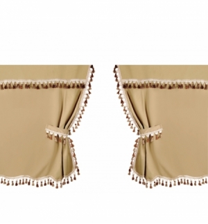 Tende centrali oscuranti beige per cabine standard