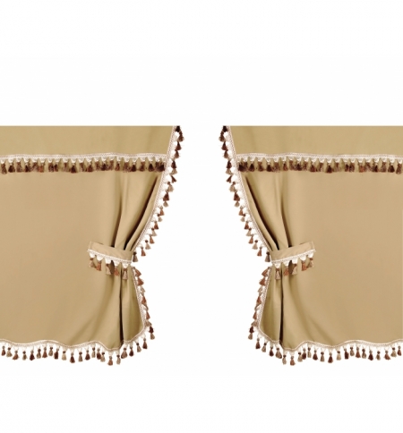 Tende centrali oscuranti beige per cabine standard