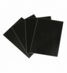 Kit 4 pezze adesive nere per teloni camion