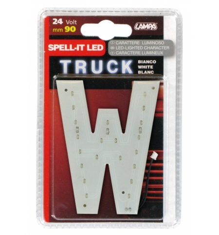 Lettera adesiva w 24v led bianchi Lettera adesiva w 24v led bianchi