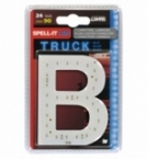 Lettera adesiva  b  24v led blu