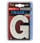 Lettera adesiva  g  24v led blu