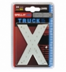 Lettera adesiva x 24v led blu