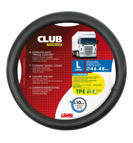 Coprivolante  club  premium nero+nero  l  46-48 cm