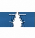 Tende perimetrali oscuranti blu per cabina alta