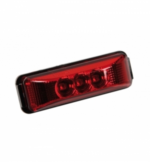 Luce ingombror-123led 24v rossa