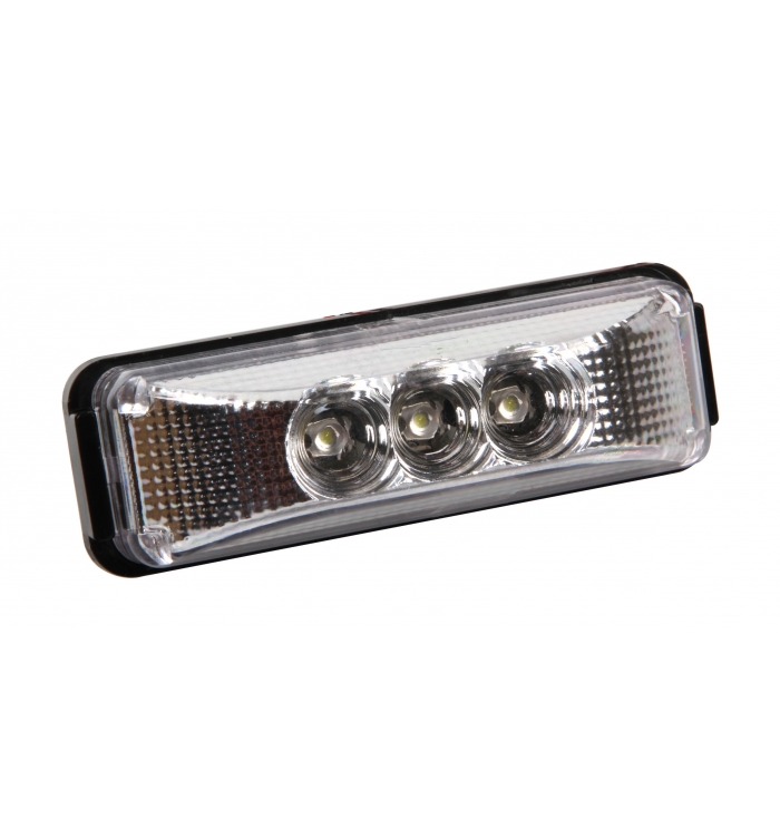 LUCE INGOMBRO A 4 LED 12/24V BIANCA F-13