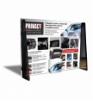 Set locandina da banco (a2) privacy tendine
