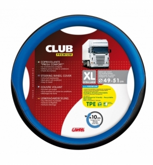 Coprivolante club premium nero+blu xl 49-51 cm