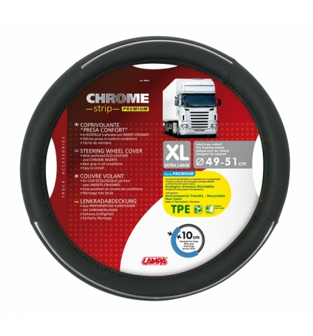 Coprivolante crome strip premium xl 49-51 cm