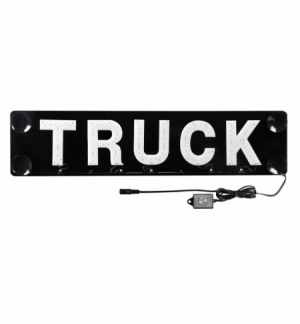 Truck- scritta demo a led