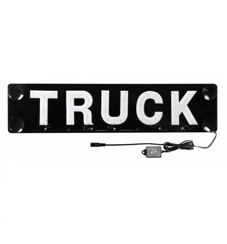 Truck- scritta demo a led Truck- scritta demo a led
