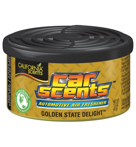 Espositore con 12 deodoranti Car Scents - Golden state delight