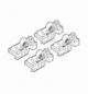 Kit attacchi audi a3 sportbac 5d 09/04/