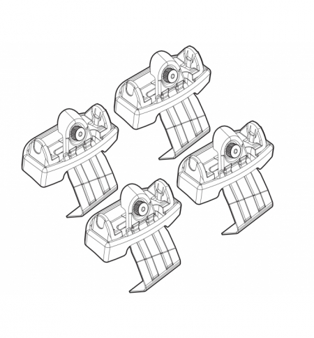 Kit attacchi audi a1 5p 12/ 3p 10/ Kit attacchi audi a1 5p 12/ 3p 10/