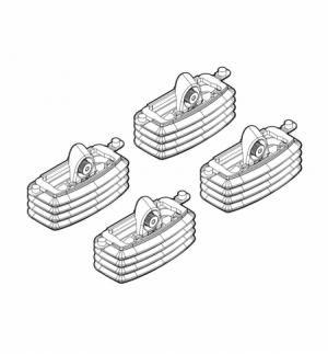 Kit attacchi seat leon 3/5d 3/00/8/05, toledo 3/5d 3/99/12/04